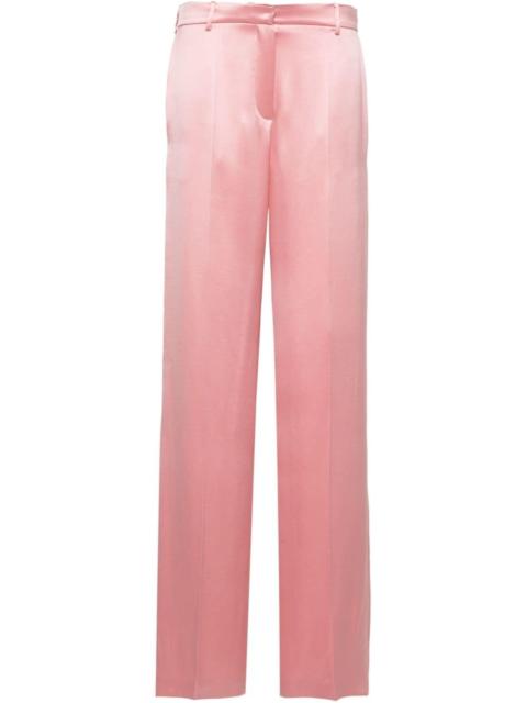 high-waist wide-leg trousers