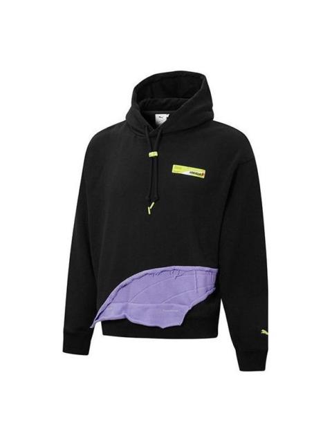PUMA x Roaringwild Hoodie 'Black Purple' 532593-01