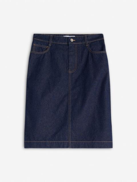 STRAIGHT DENIM SKIRT