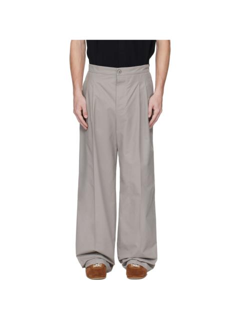Gray Large Trousers