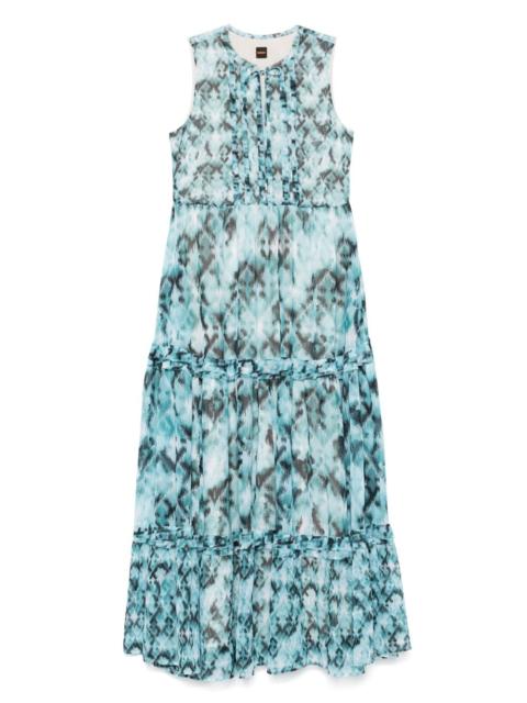 abstract-pattern maxi dress