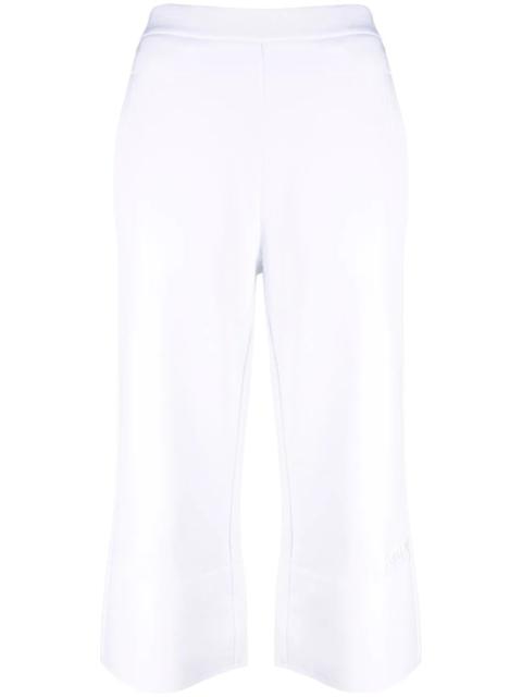 cropped kick-flare trousers
