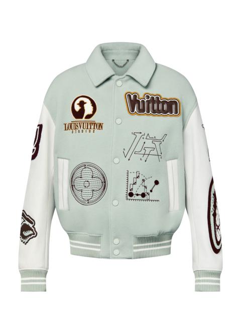 Varsity Leather Blouson
