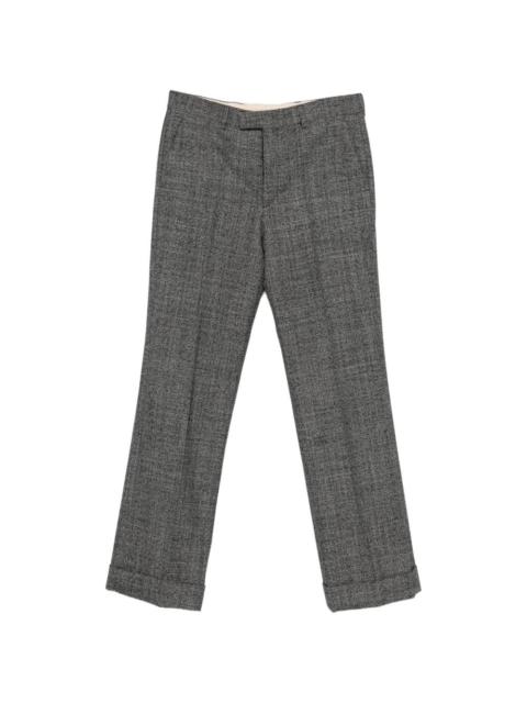 cuffed-hem trousers