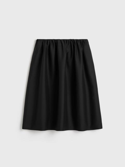 Gathered evening skirt black