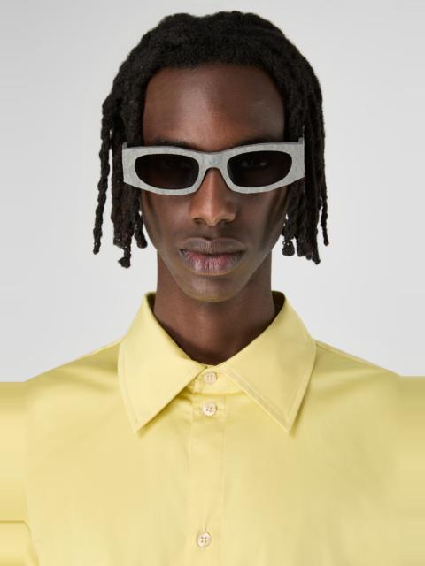 Gray HIRMU Acetate Sunglasses