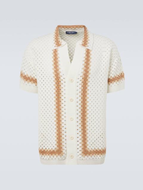 Pinto crochet cotton shirt