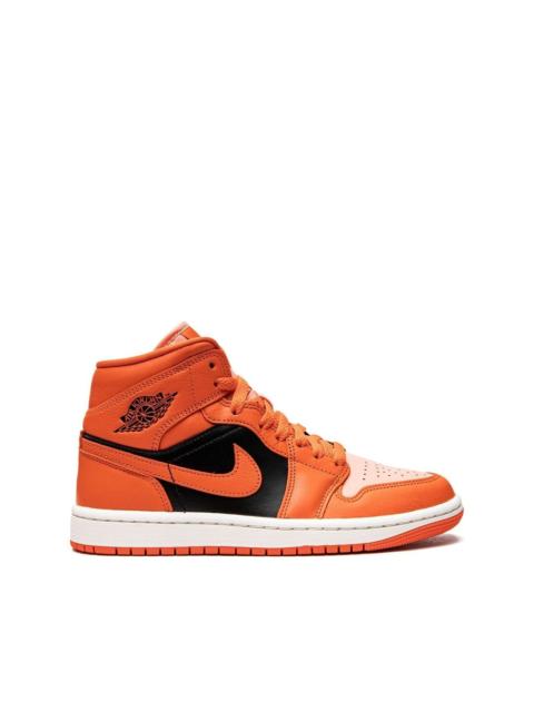 Air Jordan 1 Mid SE "Orange/Black" sneakers