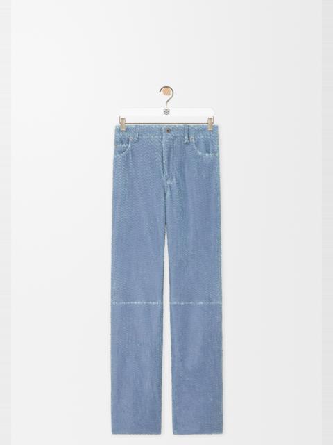 Trousers in nappa lambskin