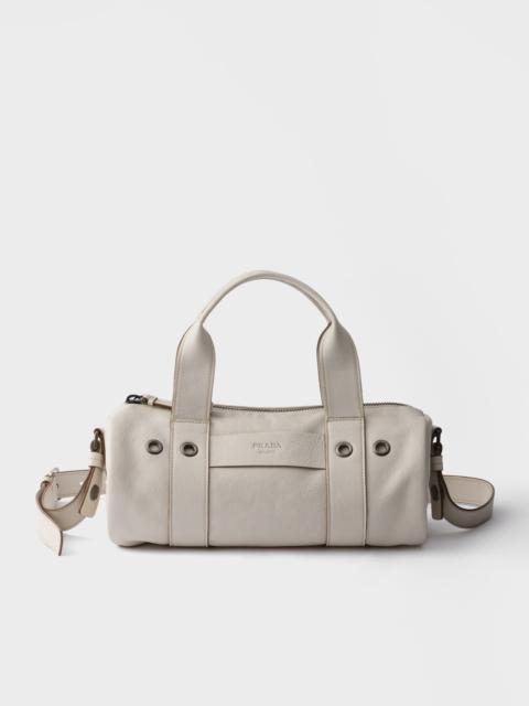 Prada Route large leather top-handle bag