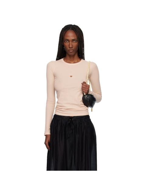 Pink Heart Long Sleeve T-shirt