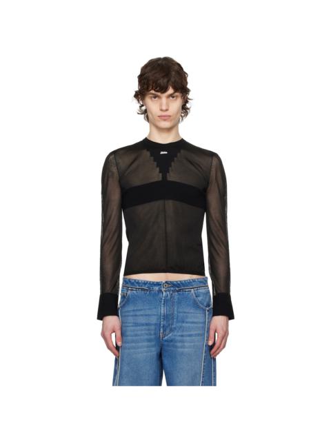 Black 'The Logo Knit' Sweater