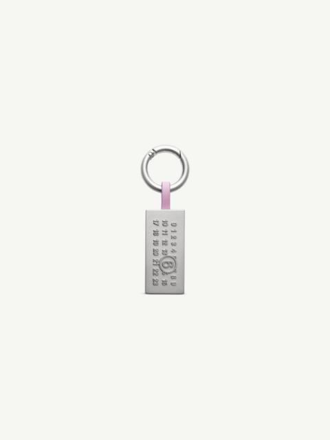 Numeric Plaque Bag Charm