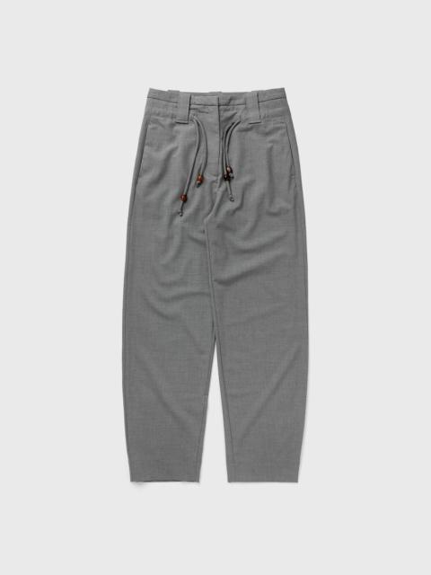 Drapey Melange Mid-High Waisted Pants