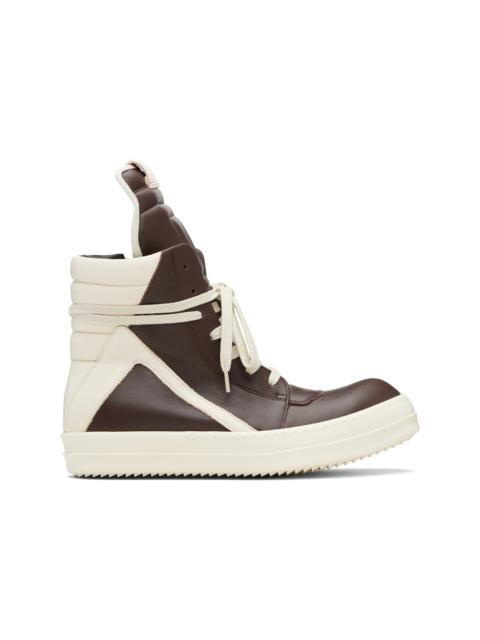 Brown Temple Geobasket Sneakers