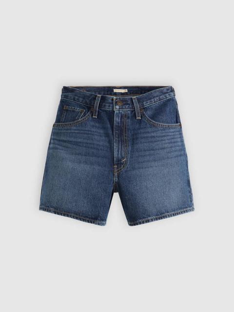 HIGH RISE CINCH MID-THIGH WOMEN'S SHORTS