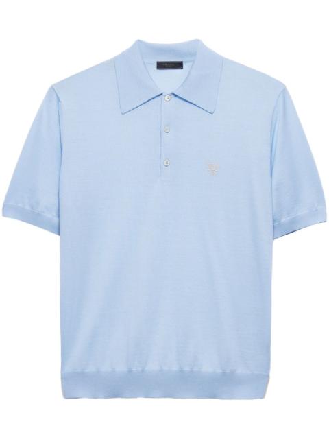 fine wool polo shirt