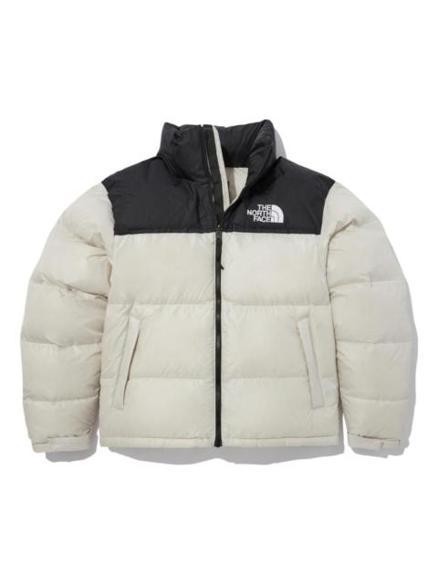 THE NORTH FACE FW22 Logo Nuptse Puffer Jacket 'Beige' NJ1DN60B