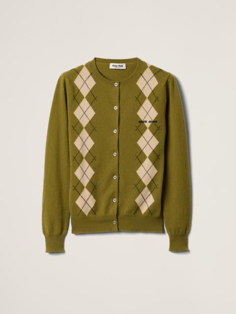 Cashmere knit cardigan