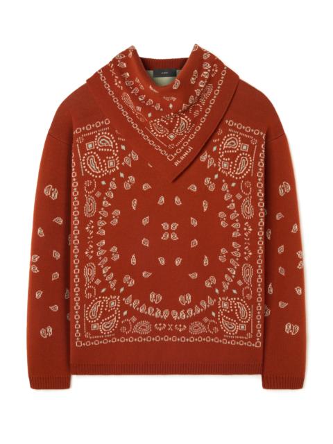 Bandana Jacquard Sweater