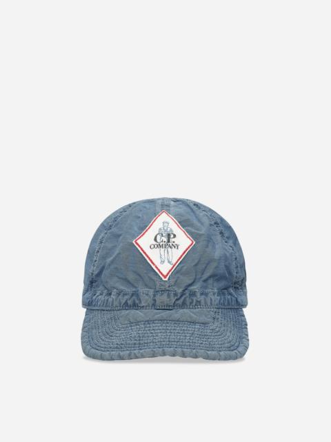 50 Fili Cap Indigo Bleached