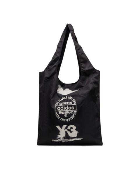logo-print tote bag