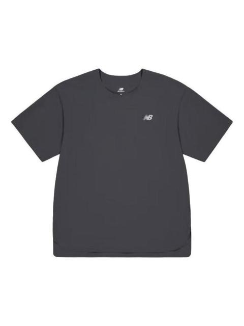 New Balance NB Logo Cotton T-Shirt 'Grey' NEE25061-CHL