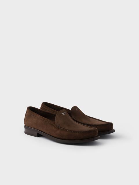 Suede loafers