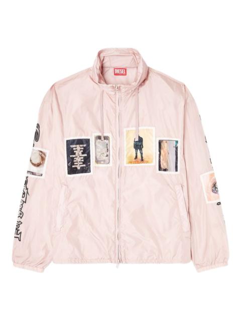 J-Claus-A-Gsbr graphic-patch bomber jacket