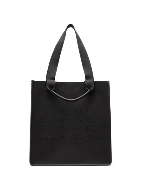 Black Cabas Vertical Shopping Tote