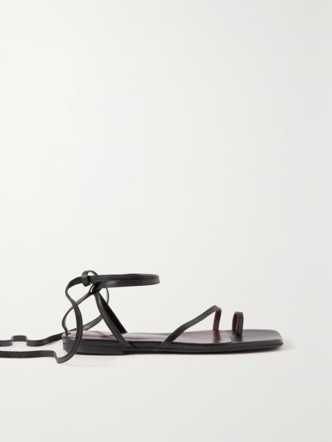 Nicola Tie-detailed Leather Sandals