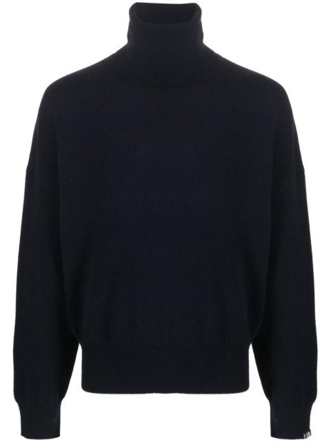 roll neck knitted jumper