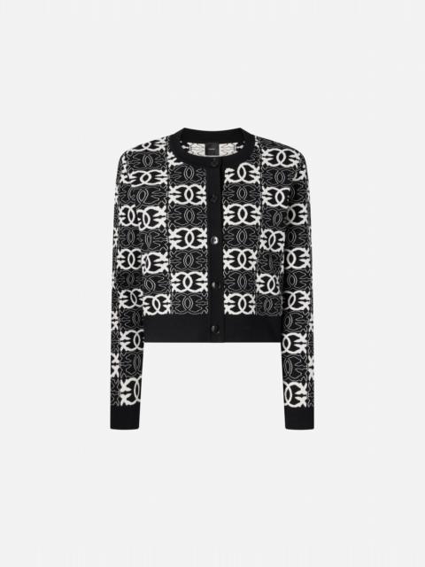 CARDIGAN WITH LOVE BIRDS LOGO