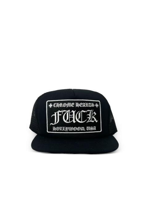 slogan-embroidered baseball hat