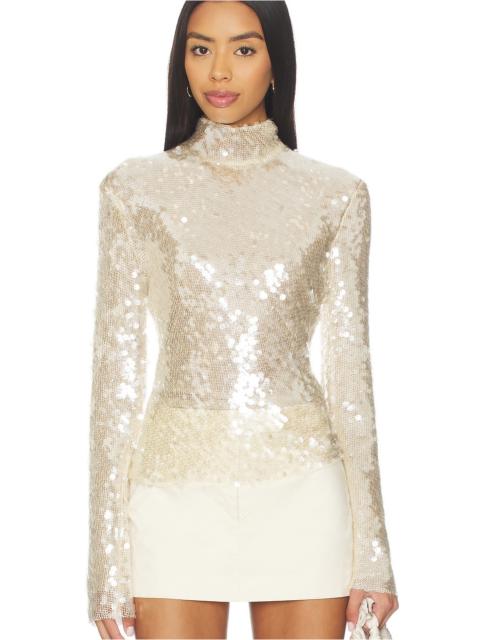 Sequin Mesh Top