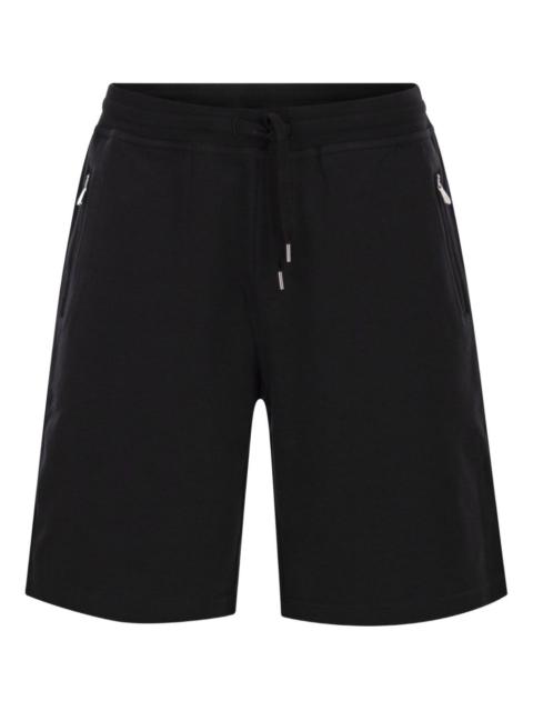 zip-pocket drawstring shorts