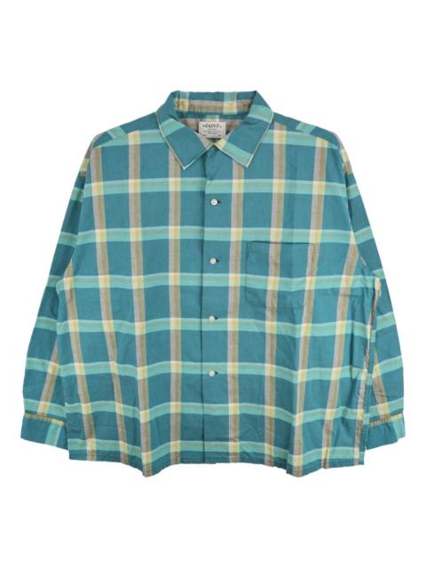 checked buttoned shirt