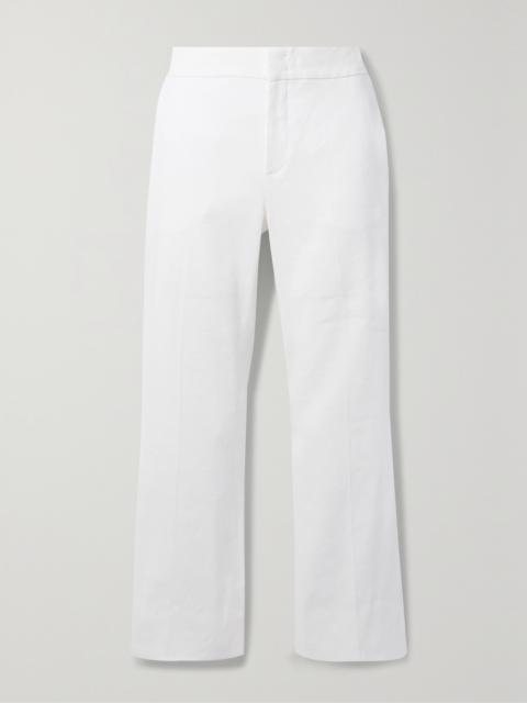 + Net Sustain Cropped Organic Hemp-blend Flared Pants