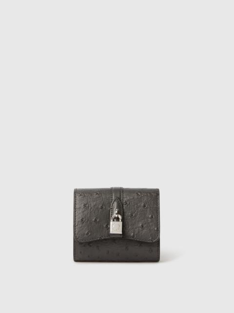 Ryder Ostrich Bi-Fold Wallet