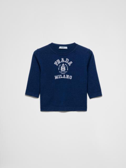 Cashmere intarsia sweater