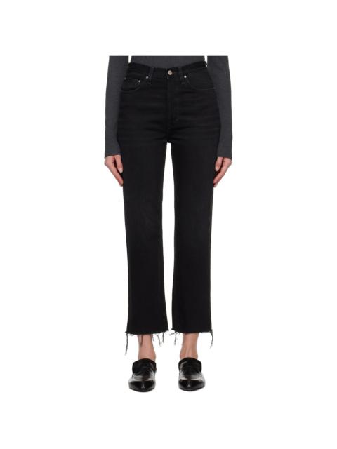 Black Classic Cut Jeans