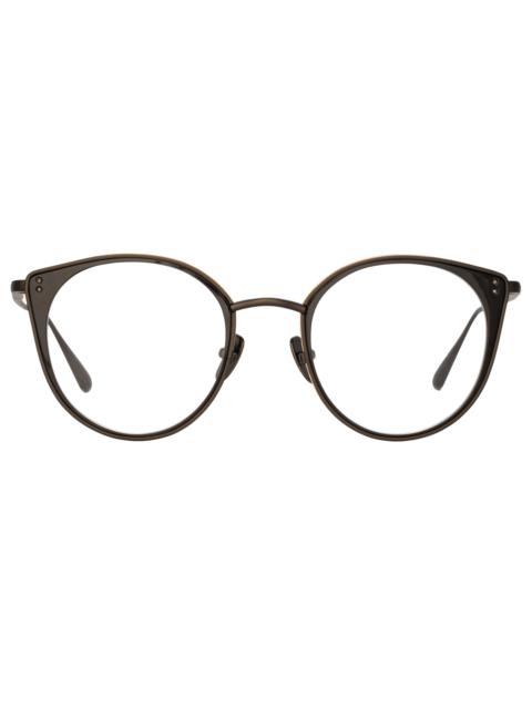 NEUSA OVAL OPTICAL FRAME IN NICKEL