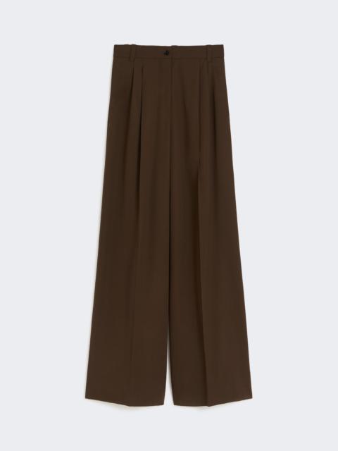 GARENNA Wool twill trousers