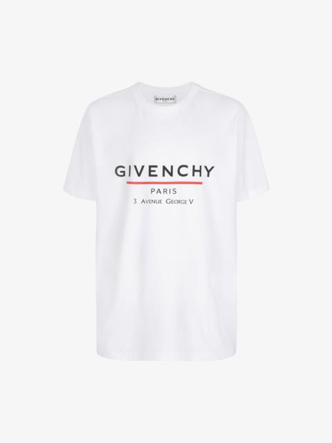 GIVENCHY LABEL oversized t-shirt