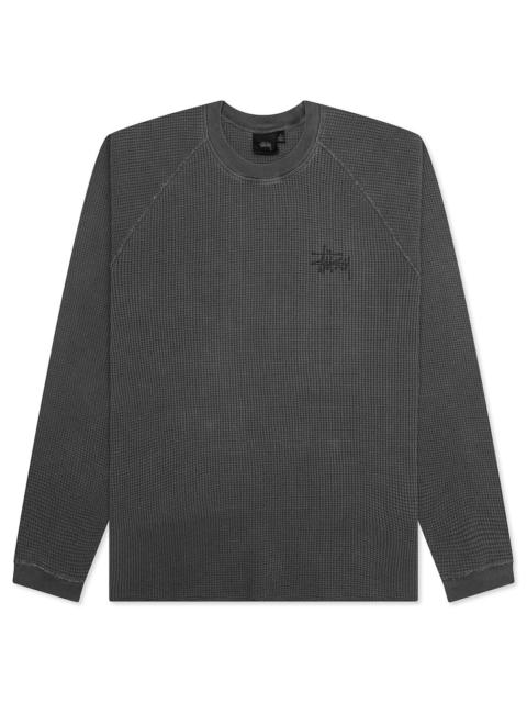 RAGLAN THERMAL BASIC STOCK - WASHED BLACK
