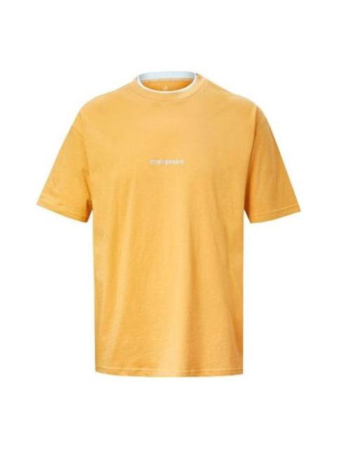 Men's Converse All Star Casual Round Neck Short Sleeve Yellow 10019592-227