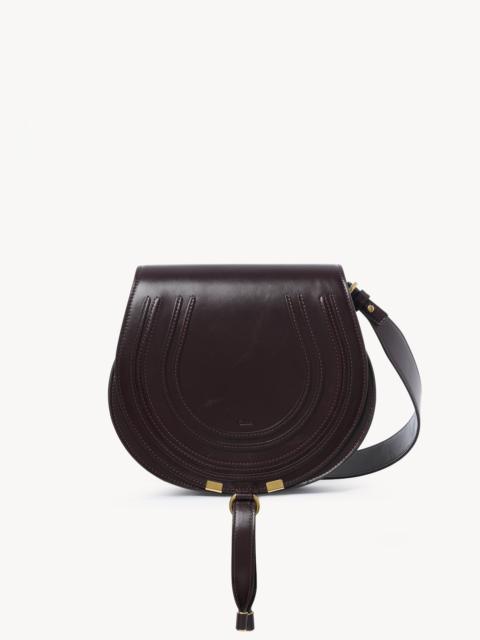 MARCIE SADDLE BAG IN SHINY LEATHER