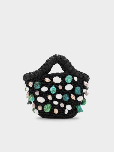 Shelly Bag In Black/Teal Multi