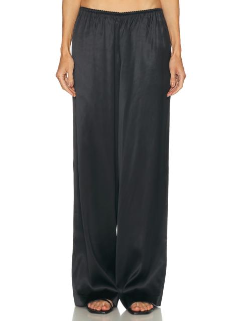 Heavy Stretch Satin Wide Leg Pant