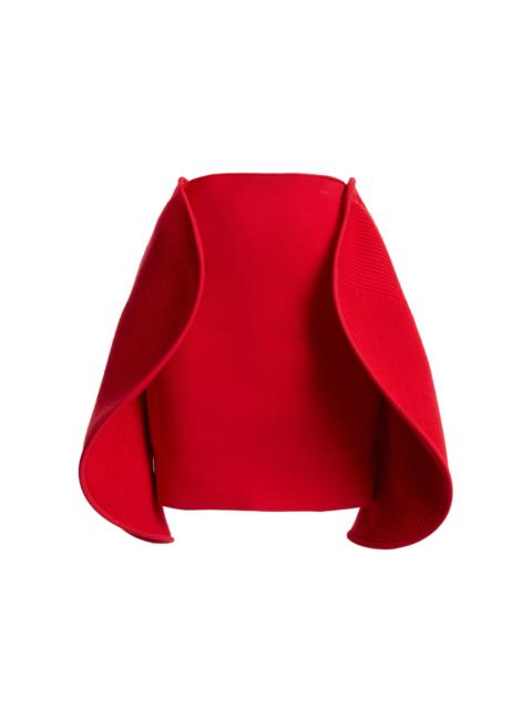 Circle Panel Skirt red